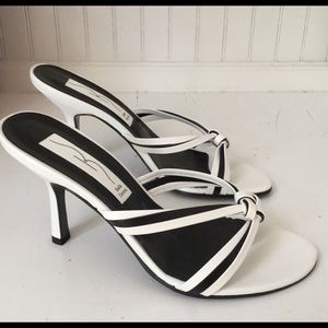 Fabulous White and Black Heels